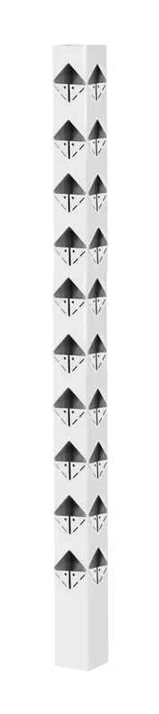 STAKET ÖCKERÖ HÖRN VIT 1100MM 70X70MM | Beijerbygg Byggmaterial