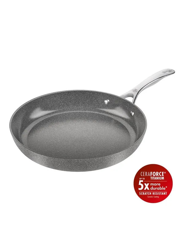 BALLARINI Salina Stekpanna, 32 cm, Aluminum, Titanförstärkt keramisk non-stick-beläggning