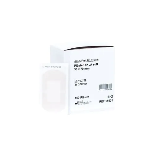 Plåster nonwoven Akla Soft – 3,8x7cm beige st-pack – 100 st