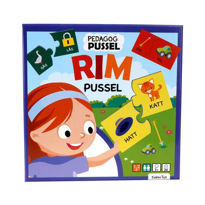 BARBO Spel Classic Pedagog Spel Rim Pussel (SE)