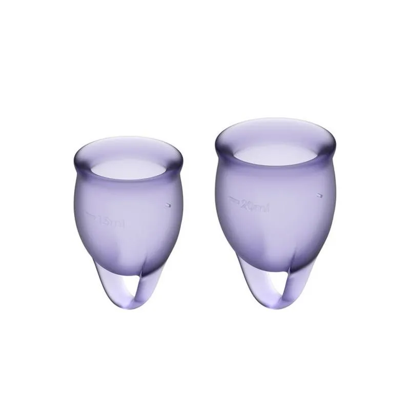 Satisfyer feel confident menstrual cup lila 1 styck