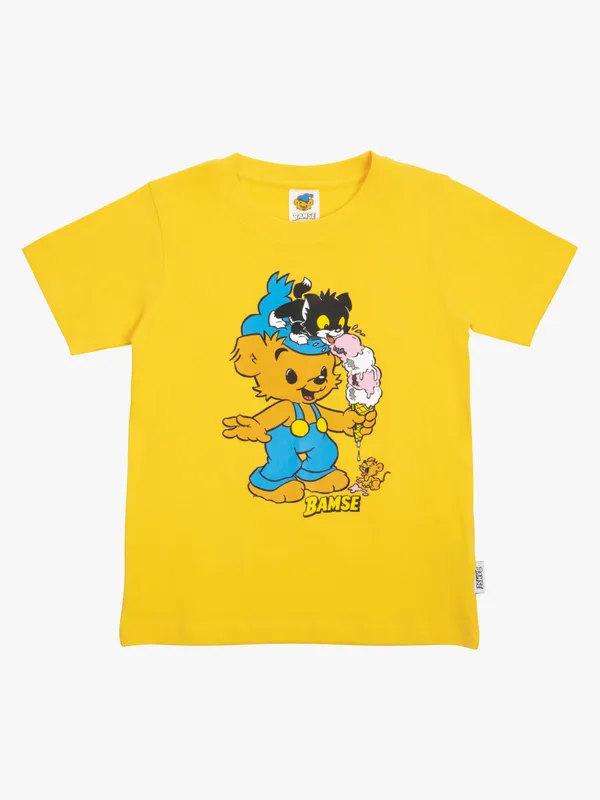 Bamse By Martinex Glasstrut T-shirt, Gul, 86