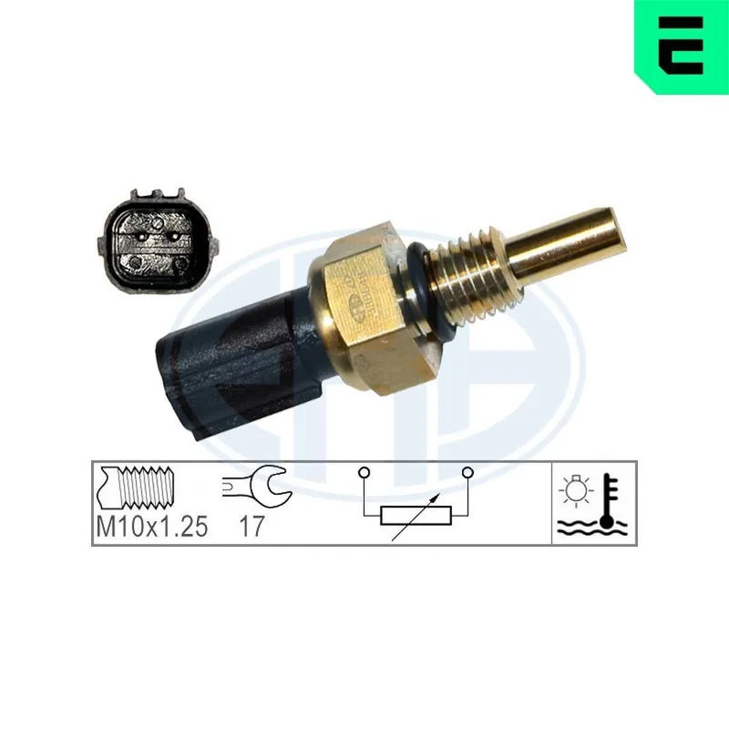 Sensor, kylmedietemperatur ERA 330648