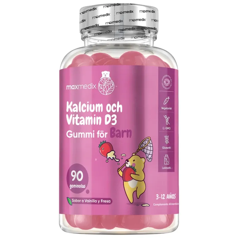Kalcium och Vitamin D3 Gummies