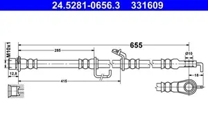 Bromsslang ATE 24.5281-0656.3