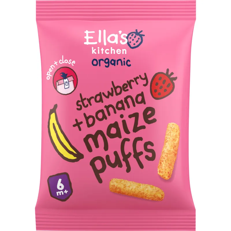 Ella’s Kitchen Majsmums Jordgubbar Bananer 20 g