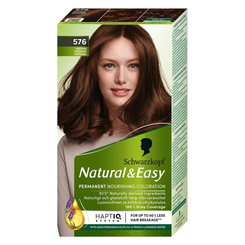 Schwarzkopf Natural & Easy 576 Chestnut Redbrown 60 ml