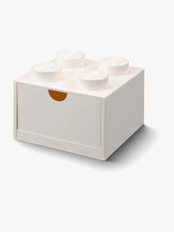 LEGO® Storage Förvaringslåda – 4 Knoppar – 15x15x9 – Vit