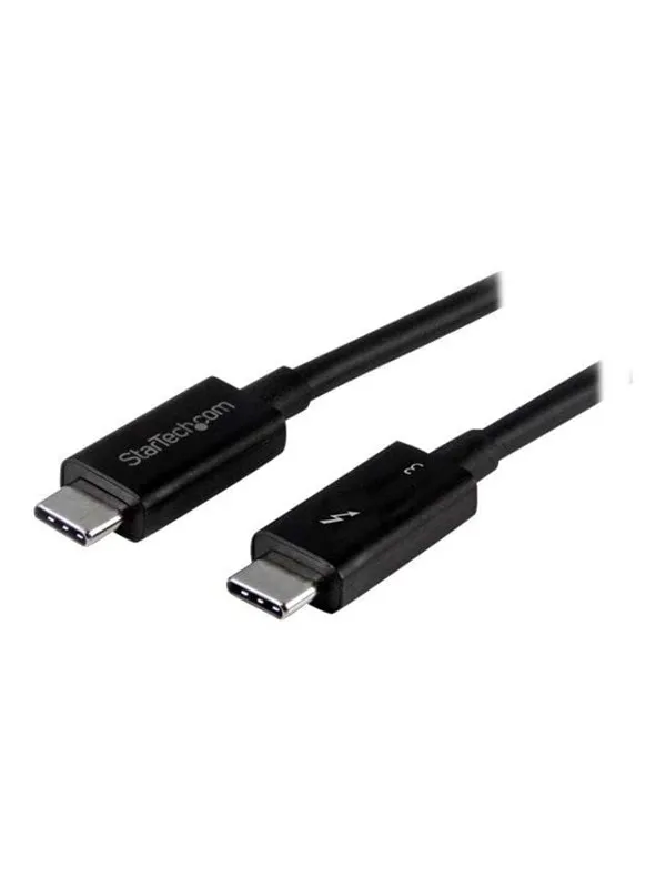 Startech 0.5m Thunderbolt 3 (40gbps) Usb C Cable / Thunderbolt And Usb 0.5m Svart