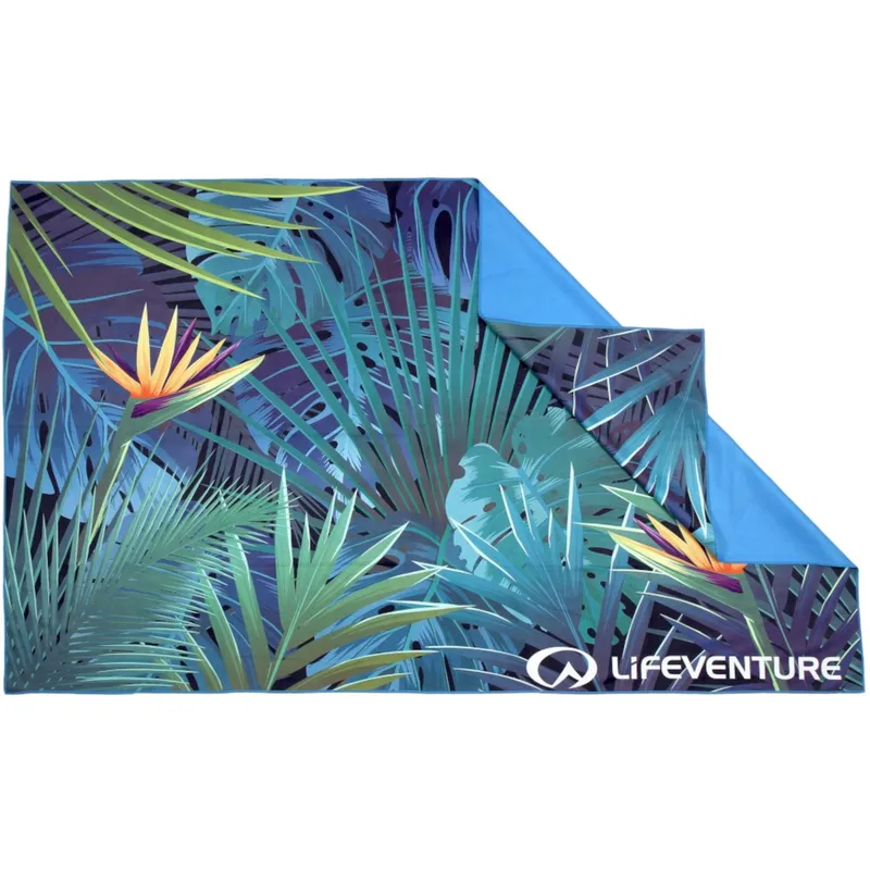 Lifeventure Trek Handduk i Återvunnen SoftFibre, Tropical