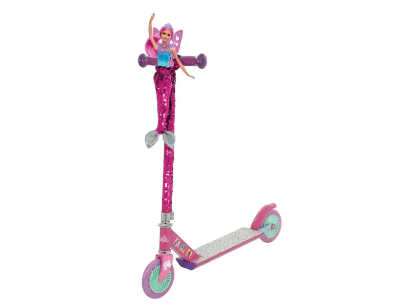 Barbie Sjöjungfru Sparkcykel med Paljetter og glimmer till barn