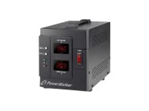 Powerwalker Avr 2000/siv Spänningsregulatorer 2 Ac-utgångar 230 V Svart