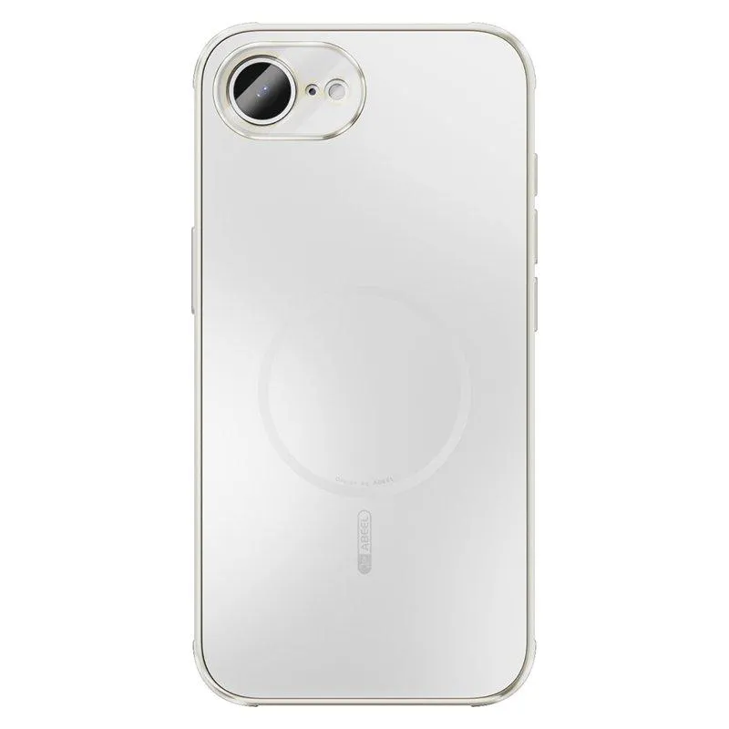ABEEL Mobilskal till iPhone 16e Magnetiskt TPU PC Kylande Matt Vit