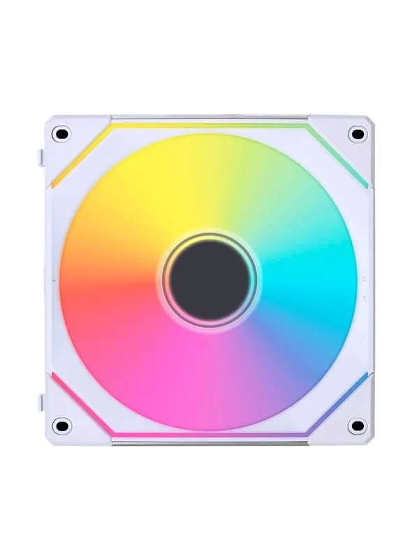 Lian Li UNI FAN SL-INF - Chassi fläkt - 140mm - Vit med RGB LED - 28 dBA