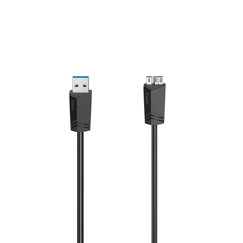 HAMA Cable Micro-USB 3.0 5Gbit/s Black 1.5m