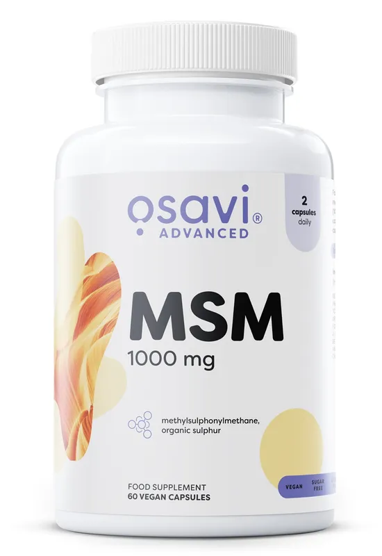 Osavi – MSM, 1000 mg, 60 vegetabiliska kapslar