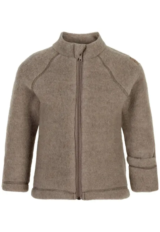 Mikk-Line Ullfleecejacka Baby, Melange Denver, 104