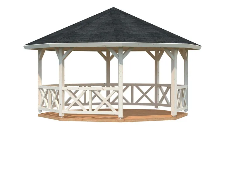 Palmako Betty Paviljong 18 m², utan golv, obehandlad