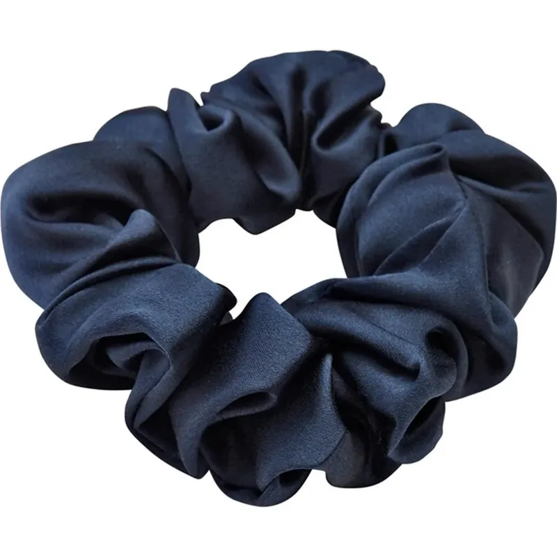 Lenoites Mulberry Silk Scrunchie Blue - 1 pcs
