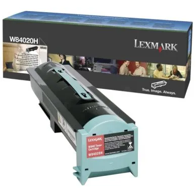 Lexmark W84020H Tonerkassett svart 30 000 sidor