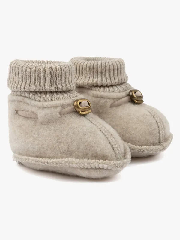 Mikk-Line Tofflor - Ull - Melerad Offwhite