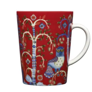 Iittala - Taika - The / Kaffe Mugg 40 cl Röd Design Klaus Haapaniemi