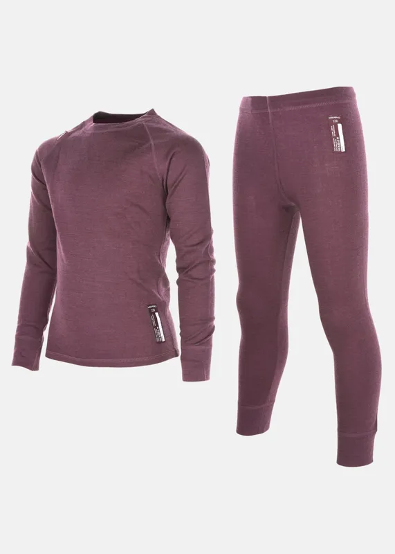 Lindberg Juniors’ Merino Set Dry Rose