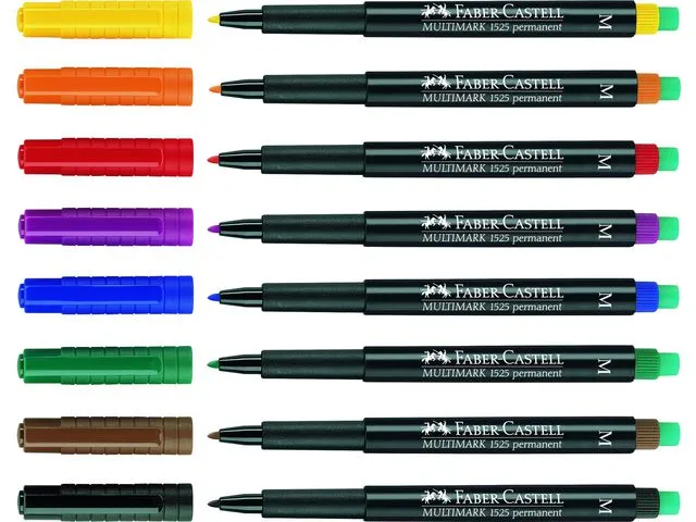 Märkpenna Faber Castell Medium permanent röd
