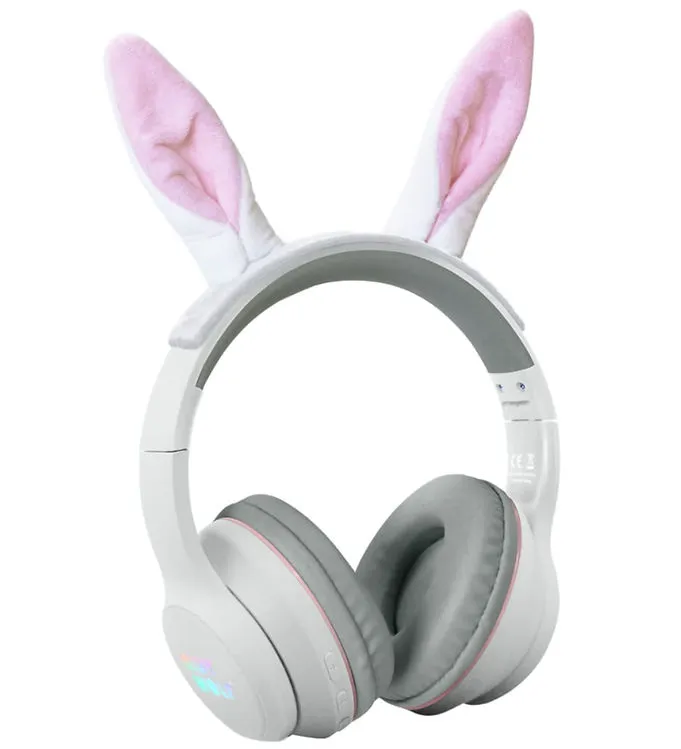 Kidywolf KIDYEARS Hörlurar Bluetooth med Magnetöron, Kanin