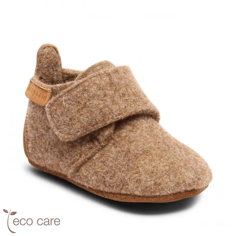 Bisgaard Tofflor Ull – Camel – 26