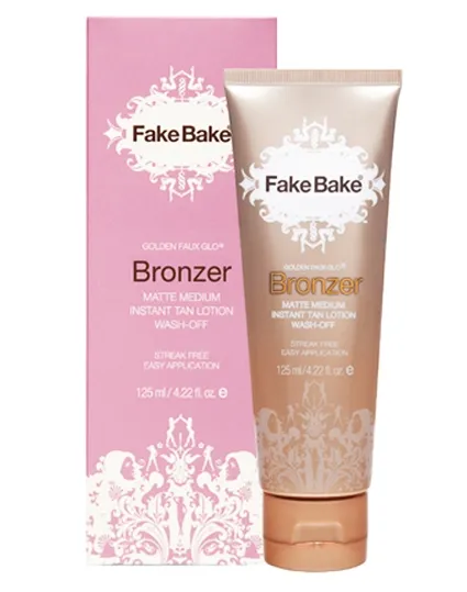 Fake Bake Bronzer Matte Medium Instant Tan Lotion Wash-Off 125 ml