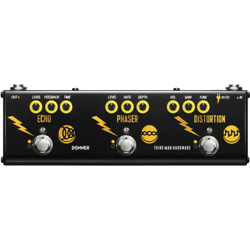 Donner Triple Threat gitarr-multieffekt-pedalbord