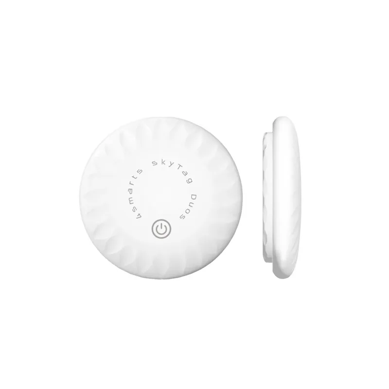 4Smarts SkyTag Duos Bluetooth-tracker - vit, 2-pack