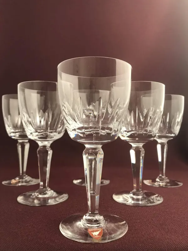 Orrefors – Segel – 6 st Vinglas design Ingeborg Lundin