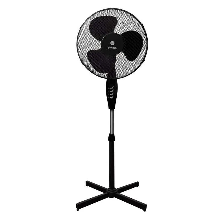 Tyst Golvfläkt 40 cm, 3 Hastigheter, Justerbar Höjd
