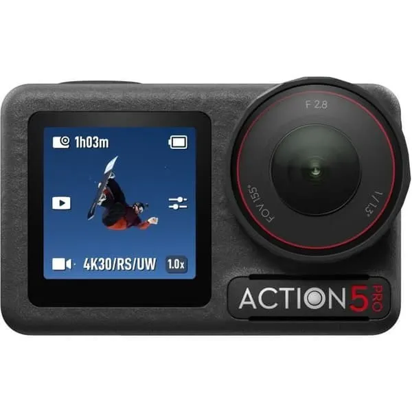 Osmo Action 5 Pro Standard Combo – DJI – CMOS 1/1,3″ – Pekskärm – UHD 4K120, 2.7K120, 1080p240 – 12 Mpx – Bluetooth 5.0 – Wifi