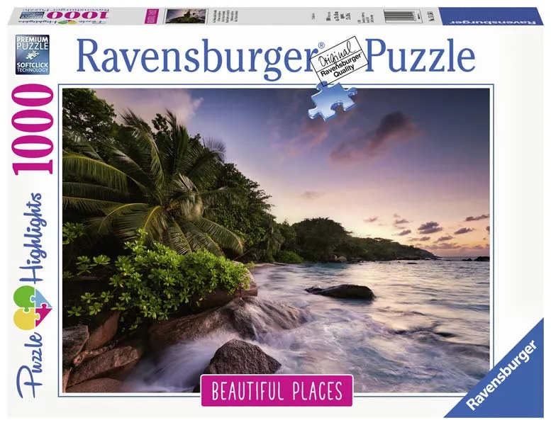 Beautiful Places Pussel – Praslin Ön Seychellerna 1000 bitar