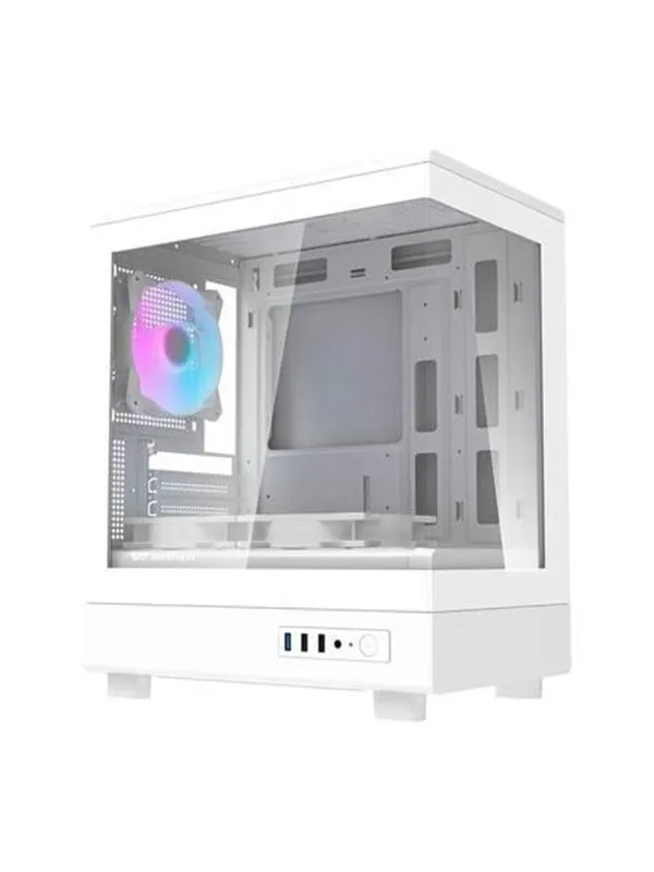 Darkflash DB330M Computer Case + 3 Fans - Chassi - Vit