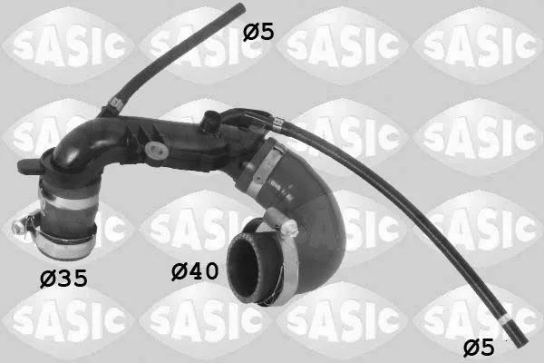 Laddluftslang SASIC 3334001
