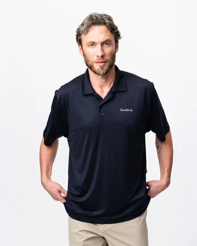 Local Rule Tech Polo – Dark Navy
