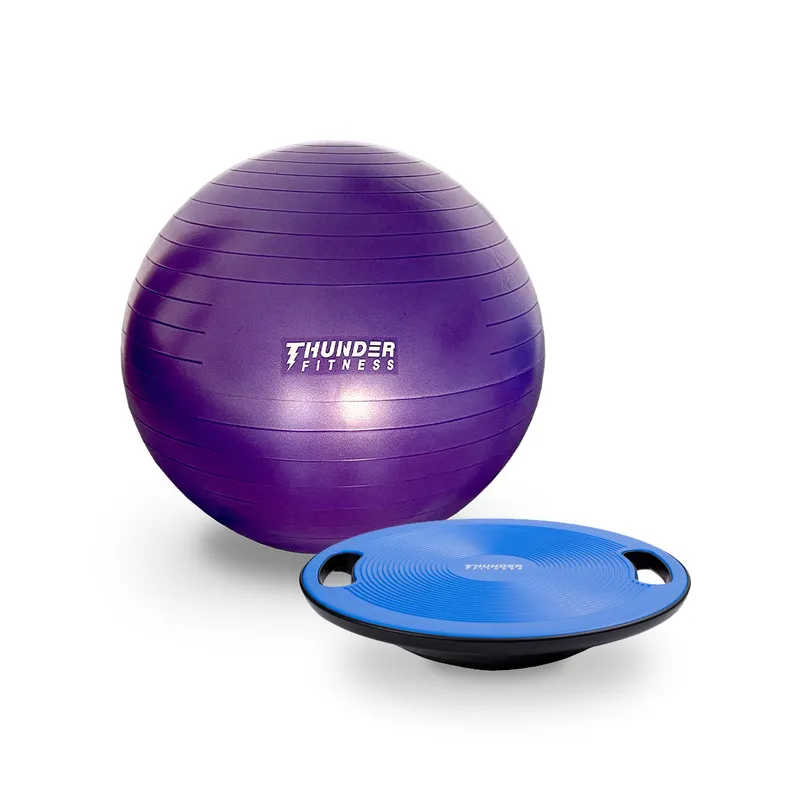 Pilatesboll och Balansplatta Set (#0823)