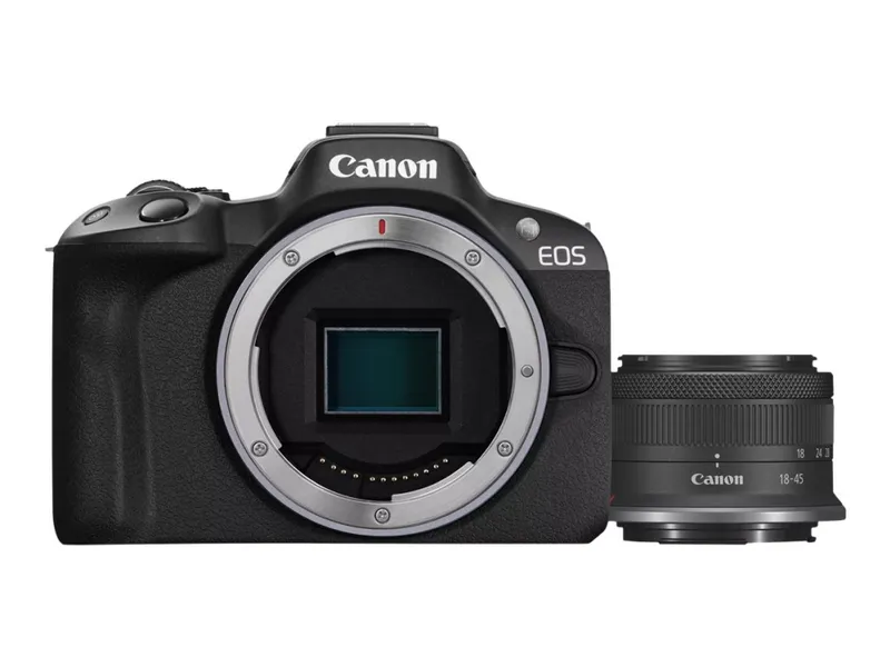 Canon EOS R50 + RF-S 18-45mm F4.5-6.3 IS STM - Svart