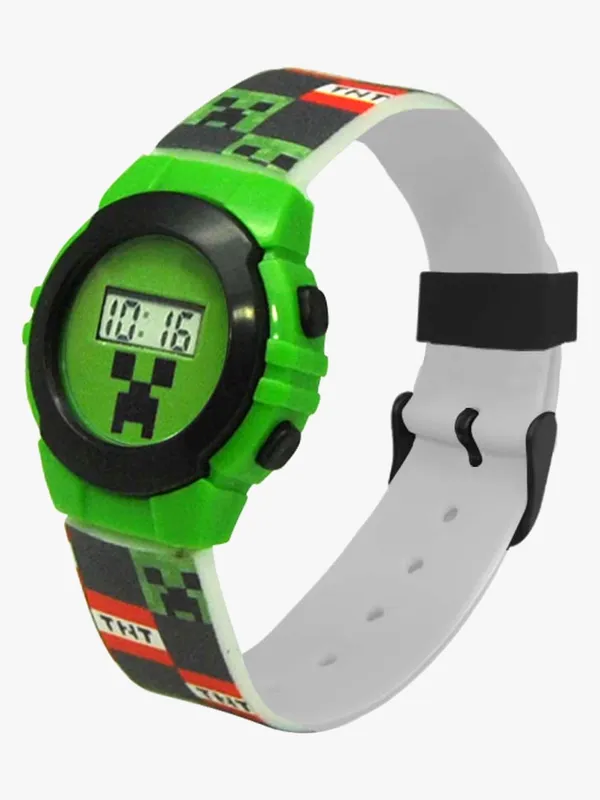 Leksaker Minecraft 4223 Watch Klocka Digital Grön/Svart 22cm