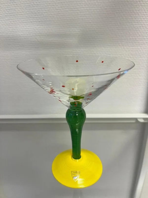 Orrefors - Clown - Martini / Coupe glas Design Anne Nilsson #3754