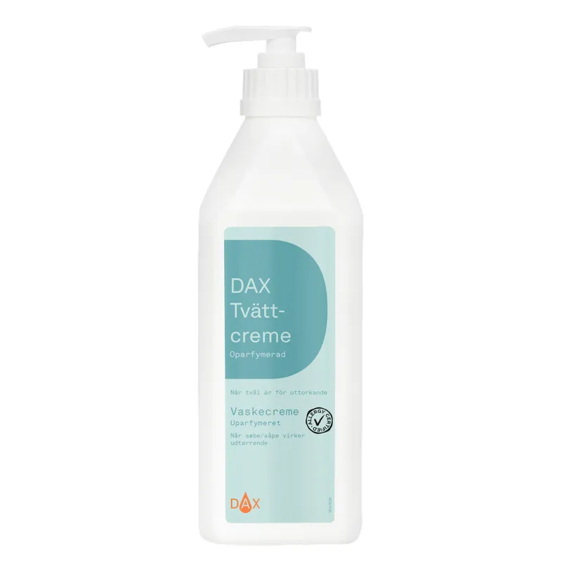 DAX Tvättcreme med pump, oparfymerad 600 ml