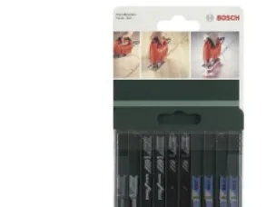 Bosch 10-delars sticksågsblad-set, U-skaft U 101 B (2x); U 144 D (2x); U 19 BO (2x); U 18 A (2x); U 18 B (2x)