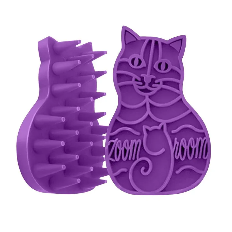 Borste Kong ZoomGroom Lila