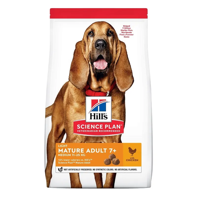 Mature Adult Light Medium torrfoder med kyckling Hundfoder - 14 kg