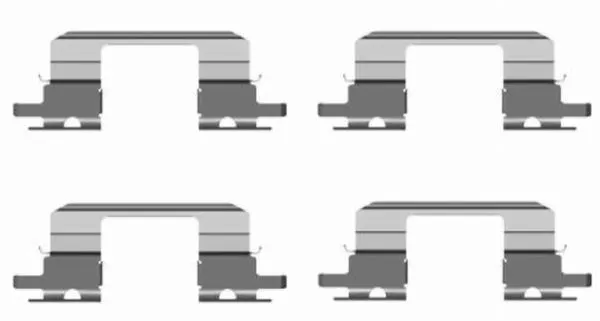 Monteringssats, bromsbelägg HELLA 8DZ 355 203-821