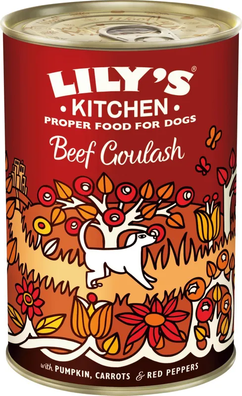 Beef Goulash Tin Våtfoder för Hundar - 6 x 400 g